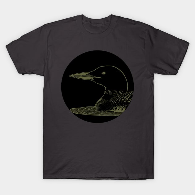 Loon T-Shirt by Forest Press Co